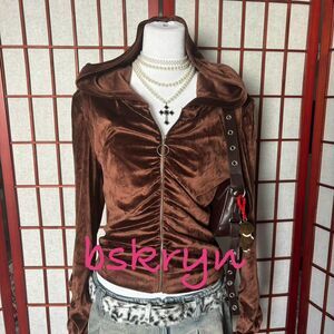 Rainbow Women's Brown and Silver Hoodie
